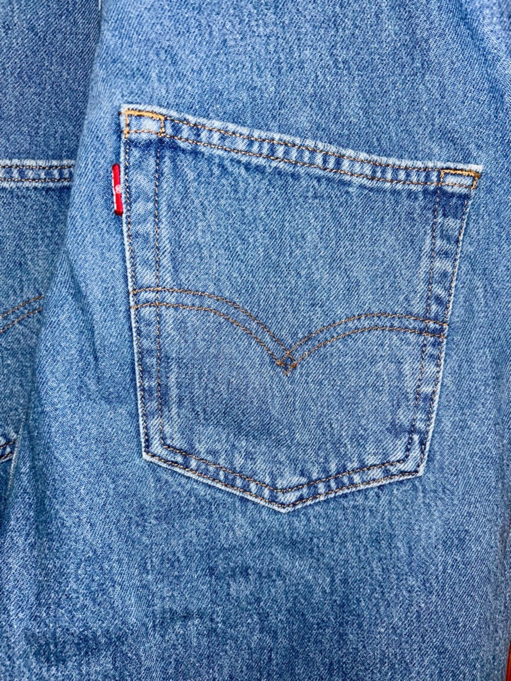 Levi's Light Blue Denim Wide-Leg Women's Overalls - Picture 5 of 9